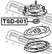 Seal, suspension strut support mount TSD-001 - image 2