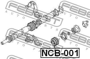 Bearing, propshaft centre bearing NCB-001 - image 2