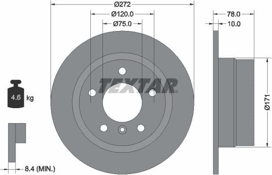 Brake Disc PRO 92072303