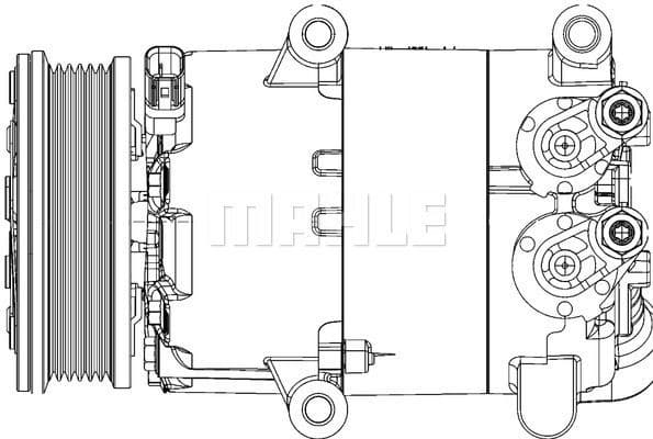 Compressor, air conditioning BEHR *** PREMIUM LINE *** ACP 1366 000P - image 2