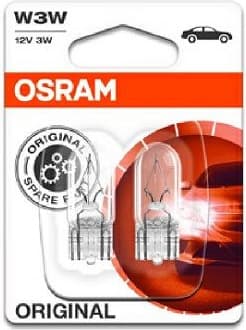 Osram Bulb W3W 12v W2.1x9.5D - 2821-02B (OSRAM) - Autoera