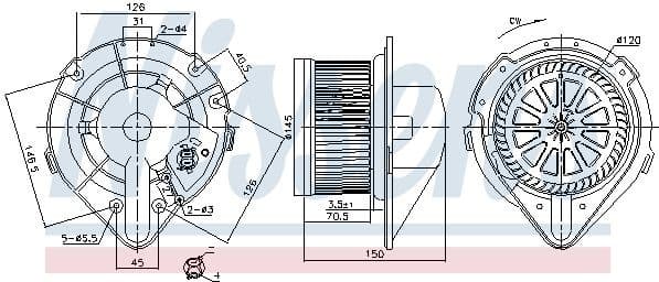 Interior Blower 87798 - image 6