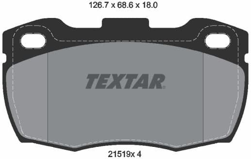 Brake Pad Set, disc brake Q+ 2151901