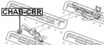Bushing, axle beam CHAB-CRR - image 2