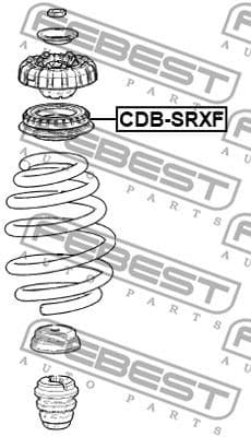 Rolling Bearing, suspension strut support mount CDB-SRXF - image 2