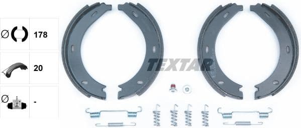 Brake Shoe Set, parking brake 91054600