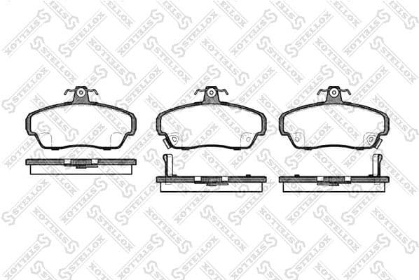 Brake Pad Set, disc brake 501 002B-SX