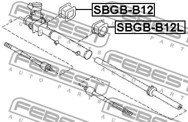 Mounting, steering gear SBGB-B12L - image 2
