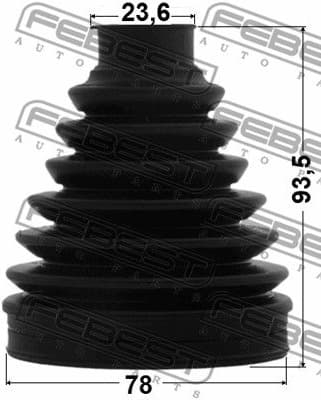 Bellow, drive shaft 0117-NCP90 - image 2