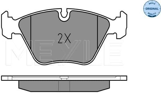 Brake Pad Set, disc brake MEYLE-ORIGINAL: True to OE. 025 216 7720 - image 2