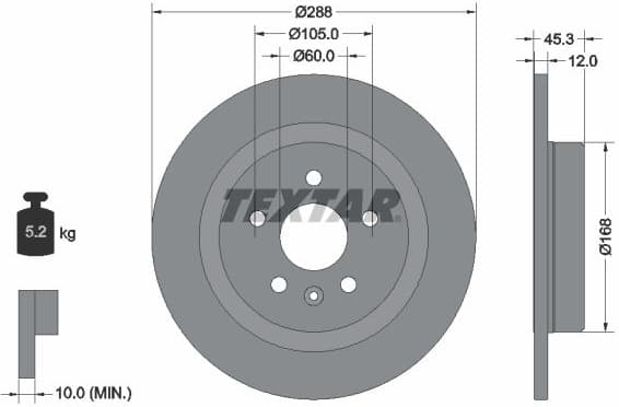 Brake Disc PRO 92275203