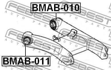 Mounting, control/trailing arm BMAB-010 - image 2
