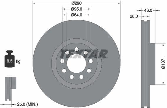 Brake Disc 92155700