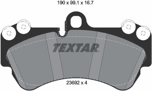 Brake Pad Set, disc brake 2369202