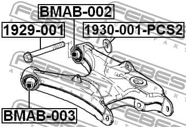 Mounting, control/trailing arm BMAB-003 - image 2
