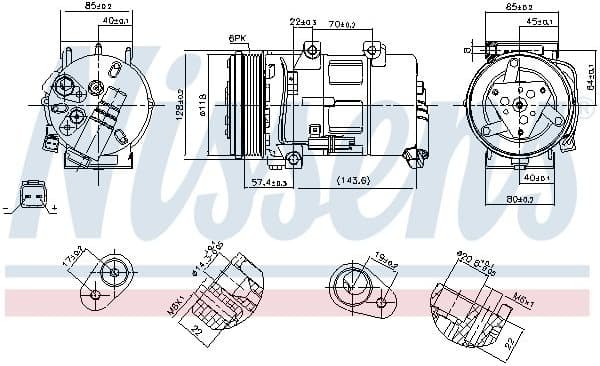 Compressor, air conditioning ** FIRST FIT ** 89493 - image 7