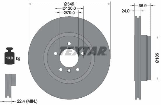 Brake Disc PRO 92123203