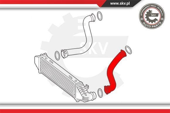 Charge Air Hose 43SKV323 - image 4