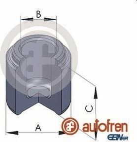 Piston, brake caliper D025284
