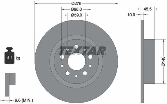 Brake Disc PRO 92114703