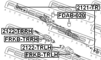 Inner Tie Rod 2122-TRLH - image 2