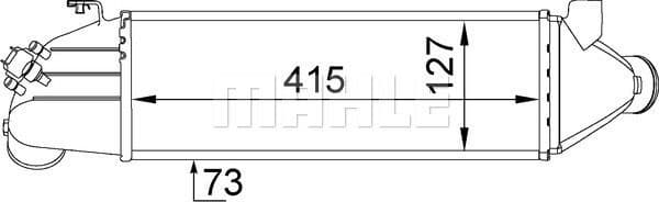 Charge Air Cooler BEHR CI 203 000S