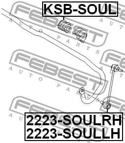Mounting, stabiliser bar KSB-SOUL - image 2