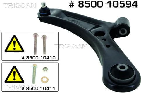 Control/Trailing Arm, wheel suspension 8500 10594