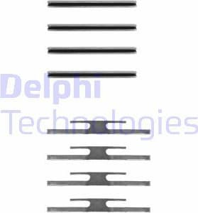 Accessory Kit, disc brake pad LX0035