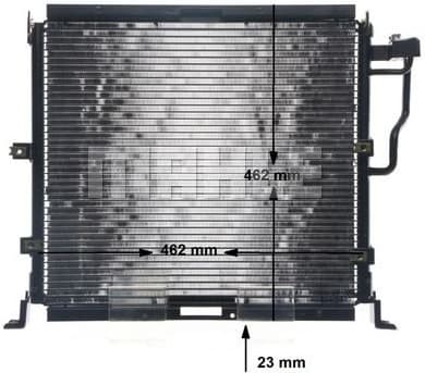 Condenser, air conditioning BEHR AC 179 000S - image 12