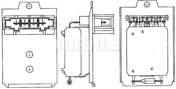 Resistor, interior blower BEHR *** PREMIUM LINE *** ABR 18 000P - image 2