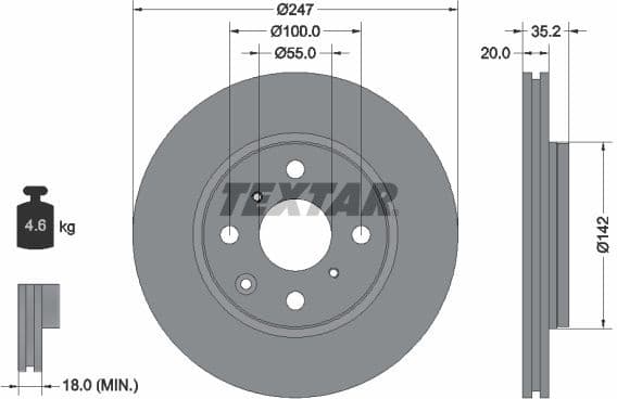 Brake Disc PRO 92141903