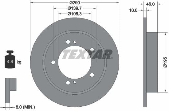 Brake Disc 92237300