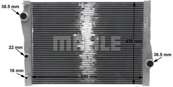 Radiator, engine cooling BEHR CR 1049 000S - image 12