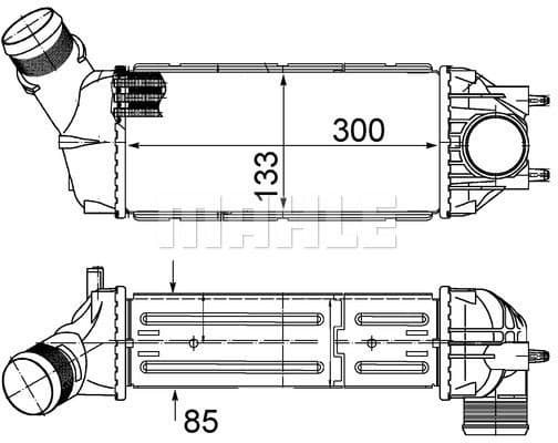 Charge Air Cooler BEHR CI 492 000S