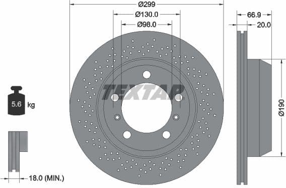 Brake Disc PRO 92165303