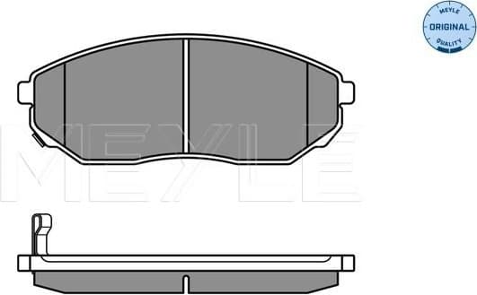 Brake Pad Set, disc brake MEYLE-ORIGINAL: True to OE. 025 240 9217/W - image 2