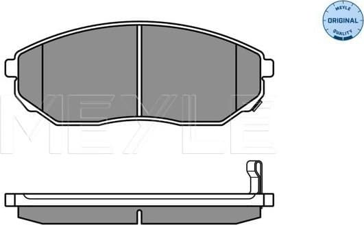 Brake Pad Set, disc brake MEYLE-ORIGINAL: True to OE. 025 240 9217/W - image 3