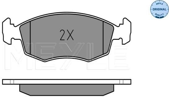 Brake Pad Set, disc brake MEYLE-ORIGINAL: True to OE. 025 235 5218 - image 2