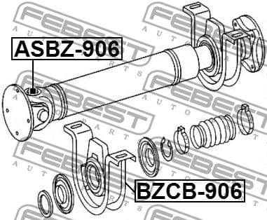 Joint, propshaft ASBZ-906 - image 2