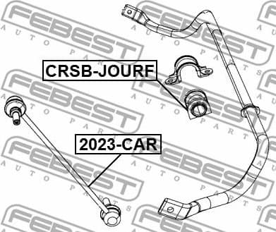 Mounting, stabiliser bar CRSB-JOURF - image 2