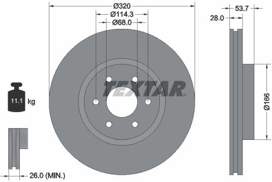 Brake Disc PRO 92296503