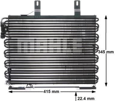 Condenser, air conditioning BEHR AC 159 000S - image 11