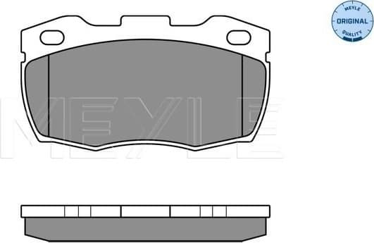 Brake Pad Set, disc brake MEYLE-ORIGINAL: True to OE. 025 215 1918