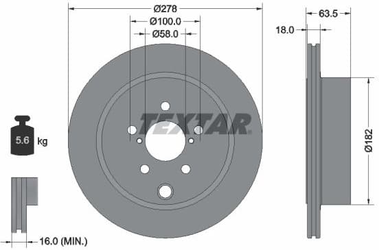Brake Disc PRO 92278503