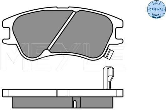 Brake Pad Set, disc brake MEYLE-ORIGINAL: True to OE. 025 242 7713/W - image 3