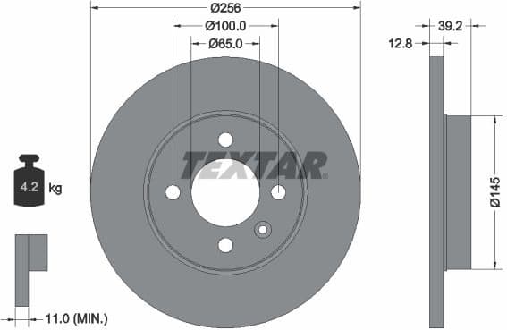 Brake Disc PRO 92041703