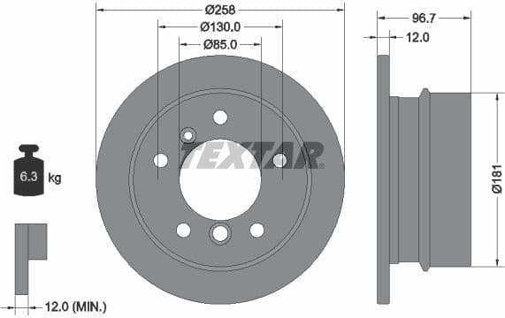 Brake Disc PRO 92137503