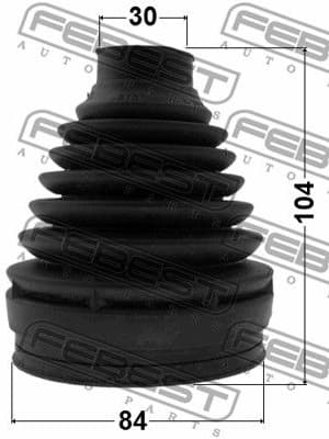 Bellow, drive shaft 1615P-169 - image 2