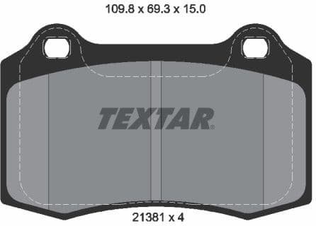 Brake Pad Set, disc brake Q+ 2138102